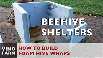 DIY Foam Beehive Winter Shelters