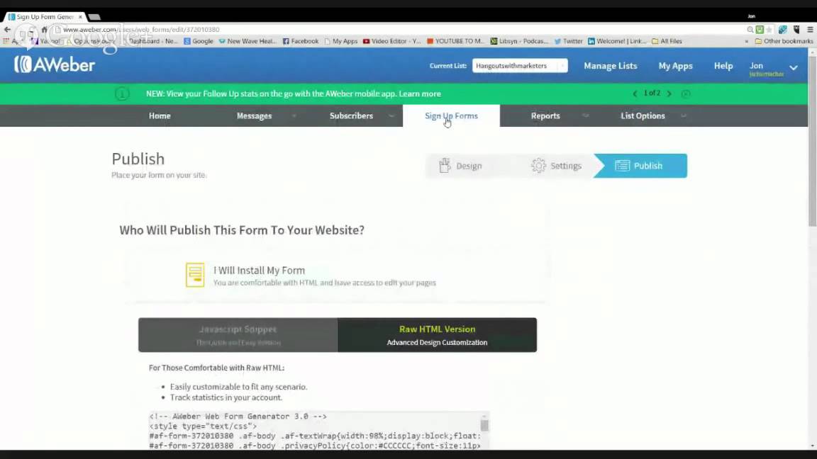 How to integrate your Email Autoresponder with Webinar Jam Studio