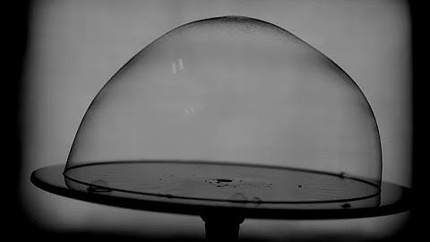 High-speed rotation of a soap bubble using a rotary drill