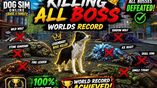 KILLING ALL BOSSES | WORLD RECORD 😱🔥 | Dog Sim Online: Raise a Family screenshot 4