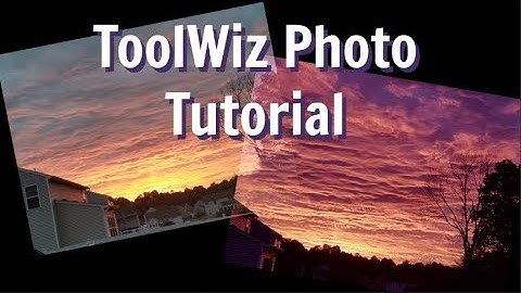 ToolWiz Photos Tutorial