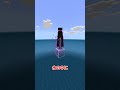 【マイクラ】エンダーマンを水しかない世界に閉じ込めると?? #shorts #マイクラ