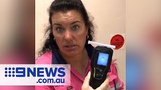 Hot cross buns makes truckie fail breathalyser test | Nine News Australia screenshot 3