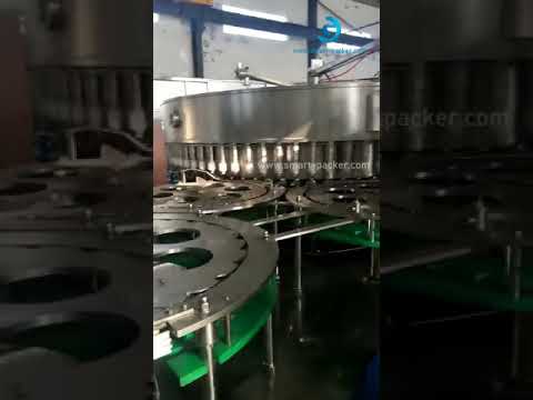 آلة تعبئة زجاجات المياه فائقة السرعة عالية السرعة خط تعبئة المياه الأوتوماتيكي بالكامل