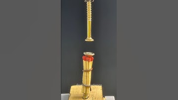 I tested doing friction welding #experiement #science #friction #welding#tested #modernsciense