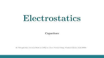 Electrostatics : Capacitors