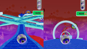 Going Balls Vs Reverse Balls Speedrun Walkthrough Gameplay