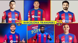 FC BARCELONA 💛 CONFIRMED TRANSFERS SUMMER 2023 ✅ Vitor Roque,Gündoğan,Íñigo Martínez,Cancelo,Romeu .