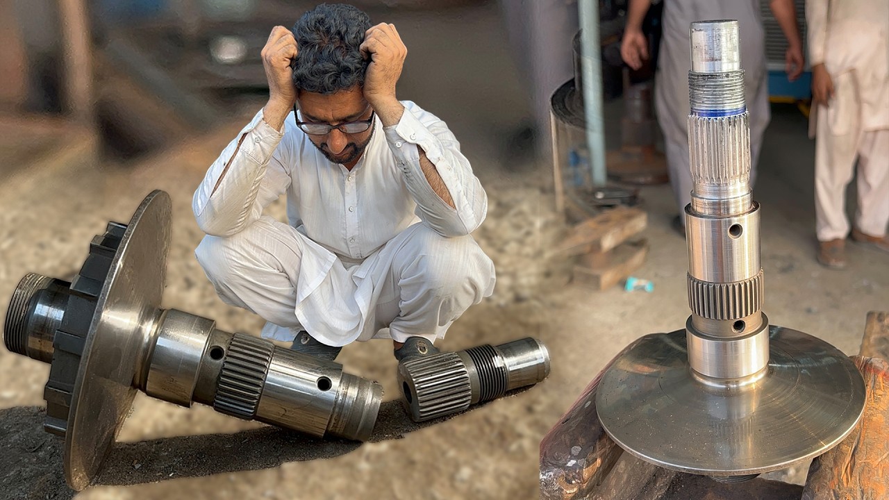Gear Shaft Assembly Snapped In 2-Pieces | Amazing Reviving Process of the IMPOSSIBLE Broken Assembly