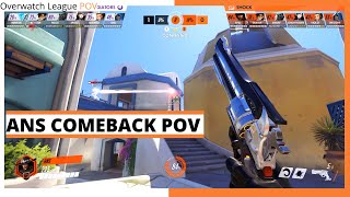 ANS MCCREE & ASHE POV | SF Shock vs L.A Gladiators | OWL Season 2021 Summer Showdown (Week 11)