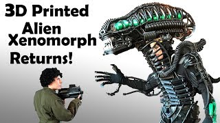 3D Printed Alien Xenomorph Cosplay Returns | James Bruton