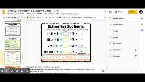 Dividing Decimals Models - Big 7/Forgiving Method - Google Slides