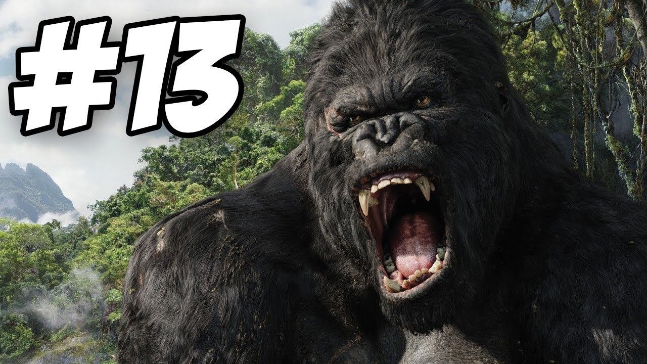 PETER JACKSON'S KING KONG (PS2/XBOX 360/XBOX/PC/GAMECUBE) #13 - V-Rex vs.  Hayes! (PT-BR) 