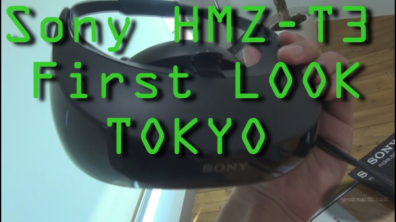 SONY HMZ-T3 3D JAPAN JAPON [By JAPANISTECH] - YouTube