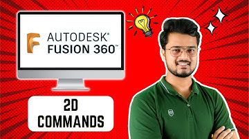 Fusion 360 - 2D tutorial beginner || How to make 2D drawing in Autodesk Fusion 360 ||