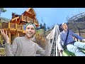 Big Bear Mansion Tour & Roller Coaster Slide!