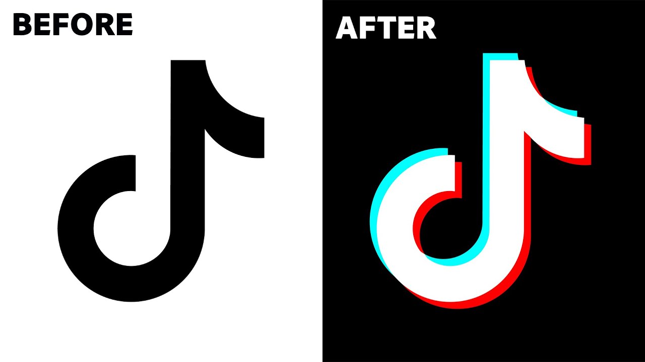 Insanely Easy Way To Recreate The Tiktok Logo Effect Youtube