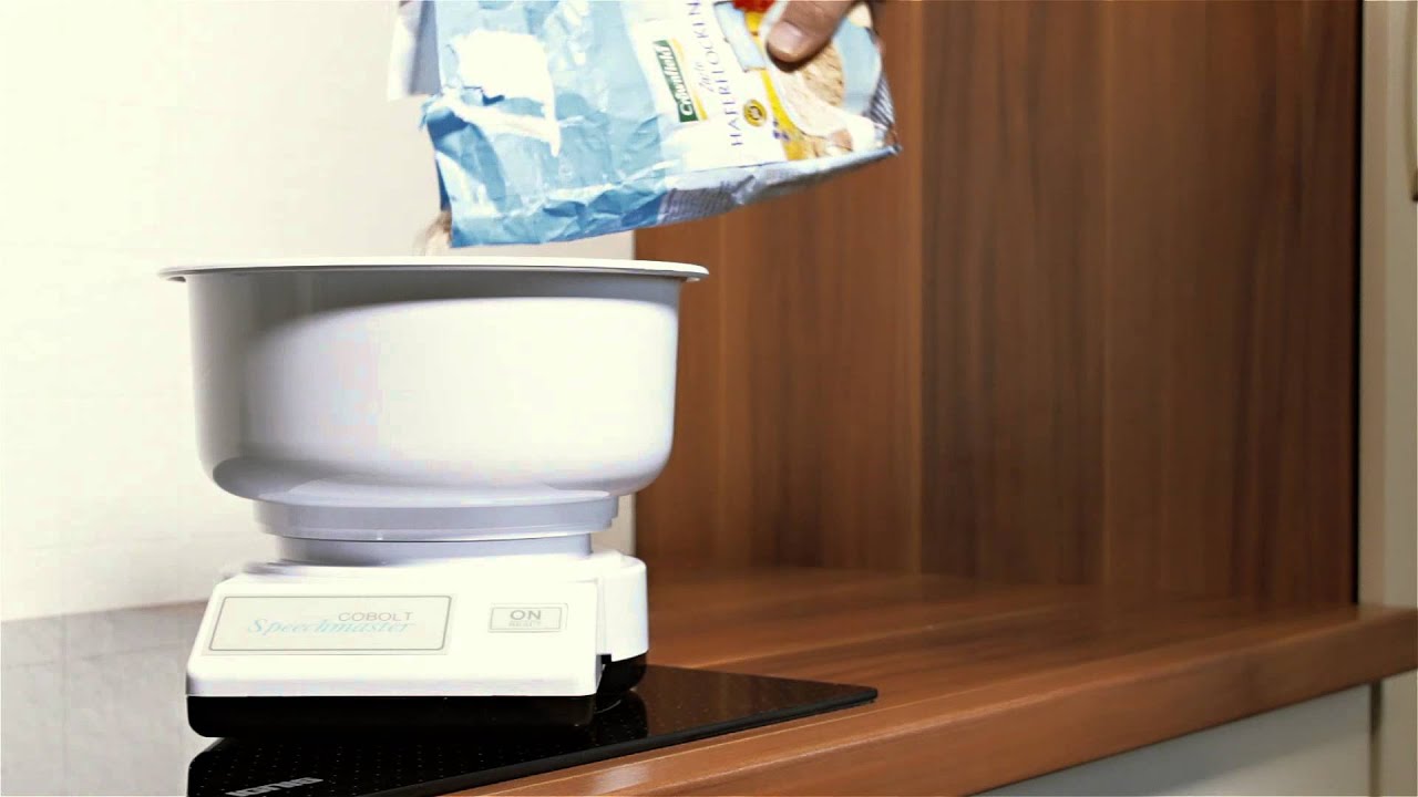 deutsch sprechende Waage Küchenwaage digitale Anzeige 3.000 g VOX 3000 TS