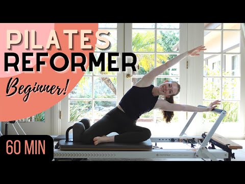 BEGINNER Level Essential Reformer Pilates Workout | 60 Min | NO KNEELING, Full Body + Reformer Box