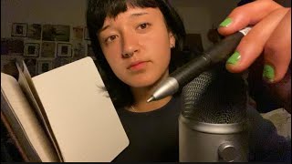 ASMR| Journal With Me (writing & whispering sounds)