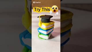 I Made This Graduation Symbol Using Clay 🎓 Satisfying Clay Art