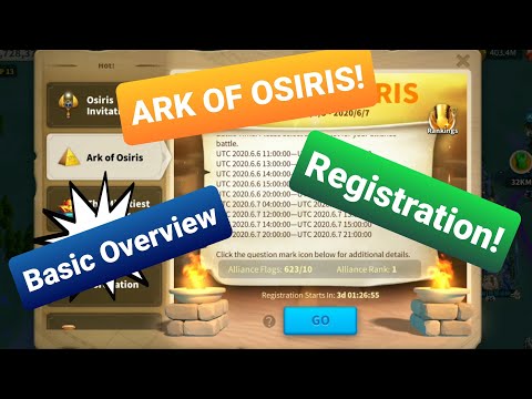 Ark of Osiris Registration - Quick Overview - Rise of Kingdoms