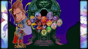 Vampire Hunter 2: Darkstalkers Revenge [ARCADE MODE] BISHAMON  +  DIMITRI {PC}