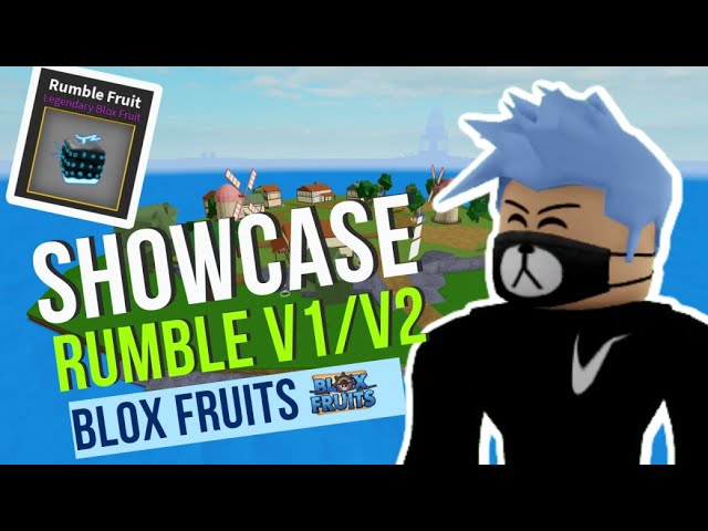 Rumble V2 Showcase in Blox Fruit! #bloxfruits #bloxfruit #roblox #tbrs, rumble v1 showcase