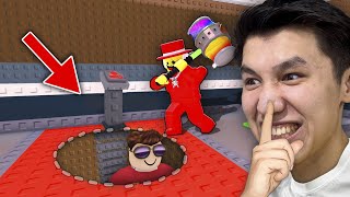 Құпия Туннельмен Семмидің Брейнроттарын Ұрладым! Семми Ашуланды! Троллинг Укради Брейнрот Роблокс