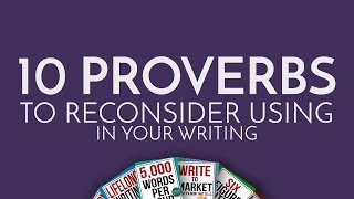 10 Proverbs To Reconsider Using in Your Writing
The early access link to the Ads for Authors Who Hate Math Course: https://chris-fox-writes.teachable.com/p/ads-for-authors-who-hate-math/?product_id=1083069&coupon_code=EARLY-ACCESS
Sign up to get the Scrivener documents used in the videos: https://chrisfoxwrites.leadpages.co/chrisfoxyoutubelist/
Website: https://chrisfoxwrites.com/
Amazon Store: http://amzn.to/1WWGfZi
Audible: http://adbl.co/1YibuO1
Twitter: https://twitter.com/ScholarlyFox
Facebook: https://www.facebook.com/chrisfoxwrites/ 10 Proverbs To Reconsider Using in Your Writing