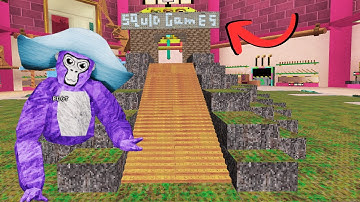 I BUILT Squid Games in Monke Blocks!