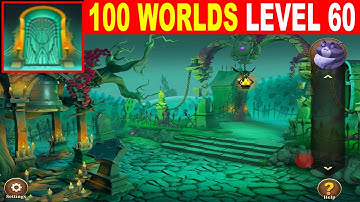 100 Worlds LEVEL 60 Walkthrough - Escape Room Game 100 Worlds Guide