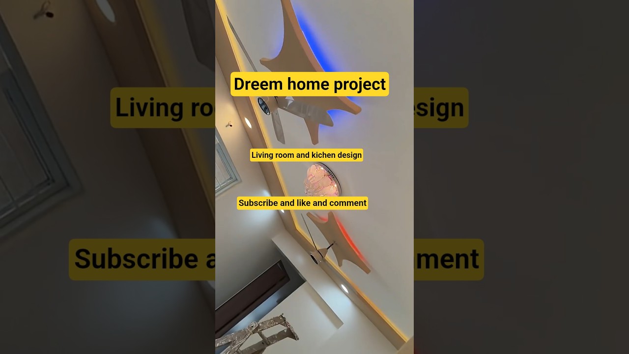 living room and kichen design 