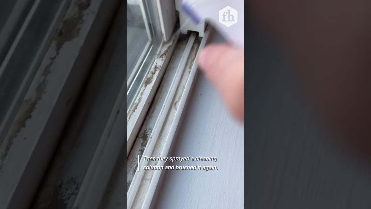 How to Clean Filthy Window Tracks and Sills, Thrifty Decor Chick