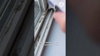 Here's An Easy Way to Clean a Windowsill #Cleaning #Windows #Shorts #Tips