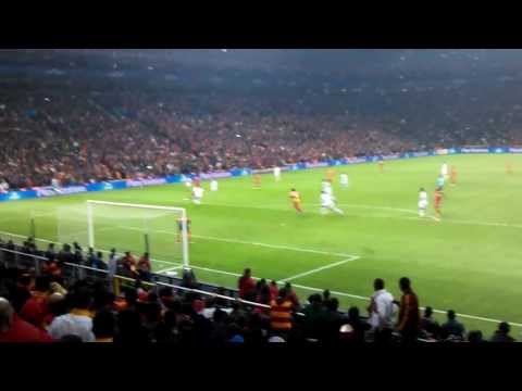 CL- Galatasaray-Real Madrid /Drogba Legend goal -Tribün Çekimi (Stadium Live)