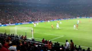 CL- Galatasaray-Real Madrid /Drogba Legend goal -Tribün Çekimi (Stadium Live)