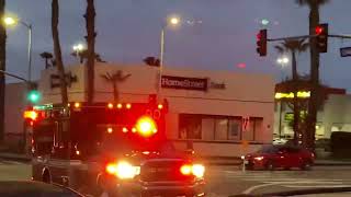 LAFD NEW RESCUE 90 responding