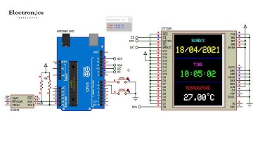Digital Weather Station | DS3232 RTC and 128×160 TFT With Arduino