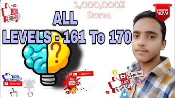 brain challenge -draw All levels - 161 to 170 - walkthrough Gameplay ,android , iOS by Anas Faruqi