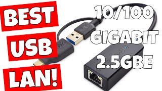 BEST USB Ethernet Adapter Cable Matters 202095 2.5gbE USB A C & Thunderbolt