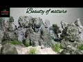 How to make mountain. Mountain making tips and tricks. Beautiful  Lake. Cement craft ideas.