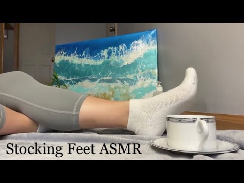 ASMR - Taking Off White Socks for Foot Massage - YouTube