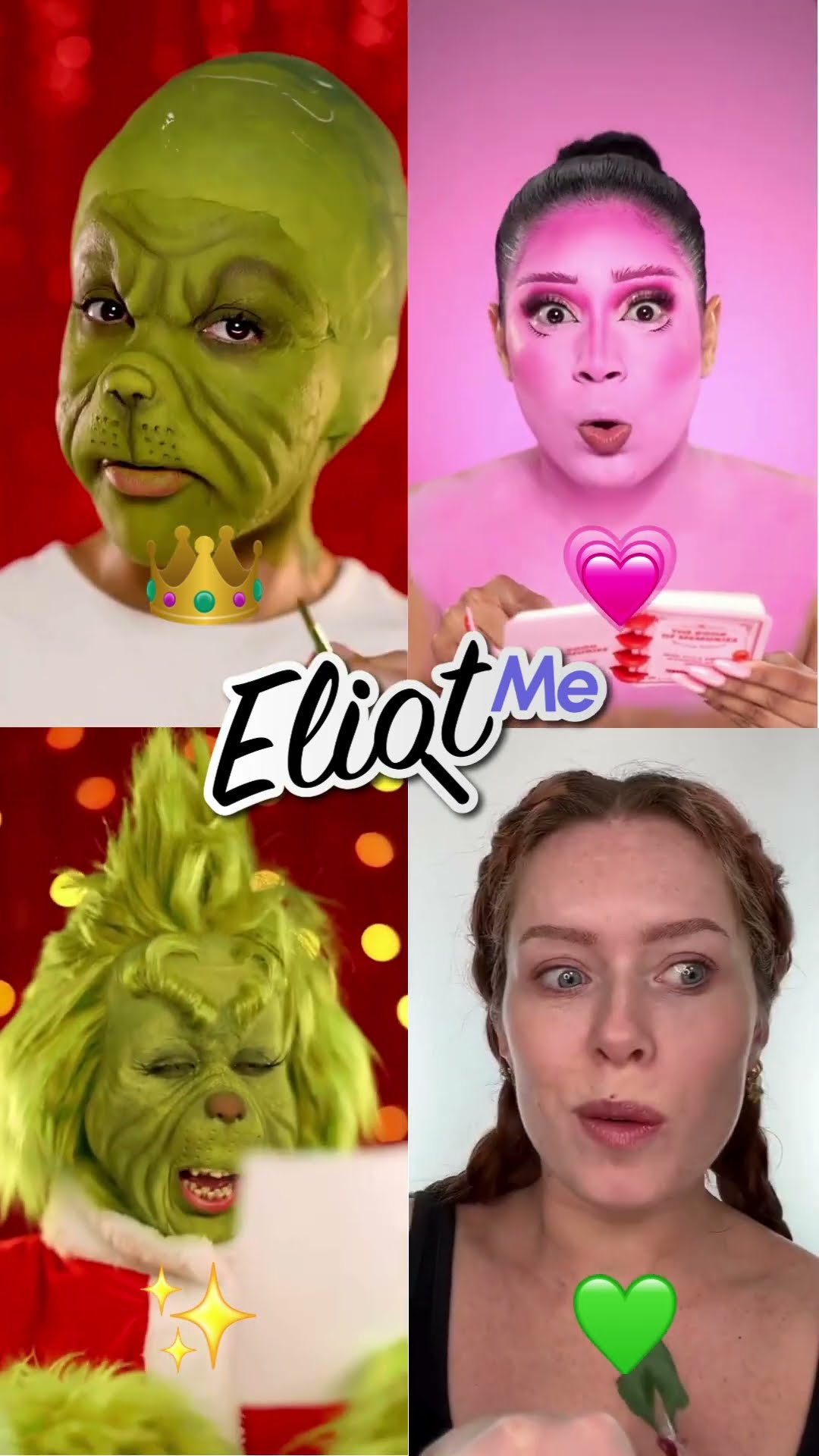 ¡DUELO DE MEJORES MAQUILLAJES DEL GRINCH! VOTA POR DORIS JOCELYN, CAMILA PUDIM Y MÁS #Shorts