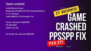 PPSSPP GAME CRASH FIX! | #ppsspp screenshot 4