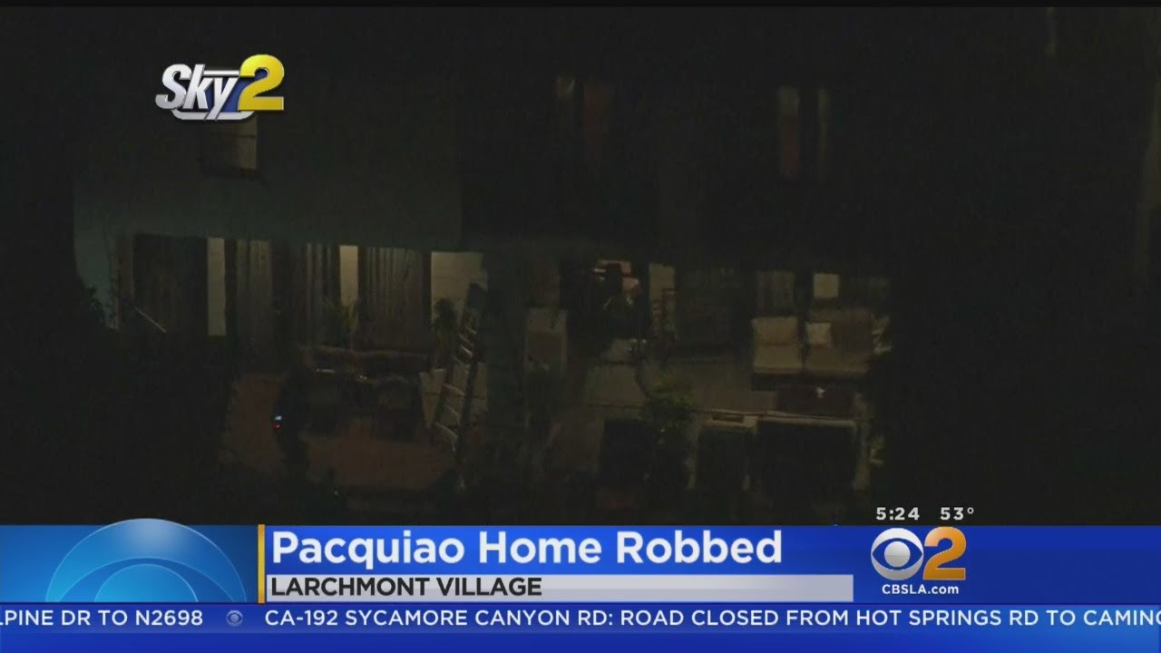 Burglars Hit Larchmont Area Home Of Boxer Manny Pacquiao