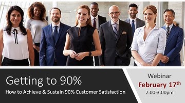 Webinar: Getting to 90%