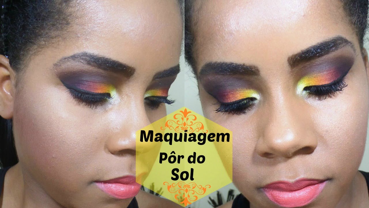 Maquiagem Pôr do Sol - YouTube