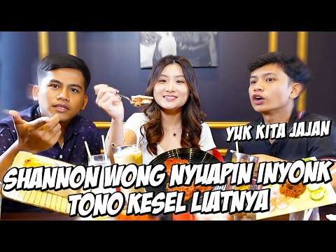 INYONK & TONO BIKIN SHANNON WONG KETAGIHAN MAKAN NASI PADANG.. SAMPE BINGUNG MILIHNYA