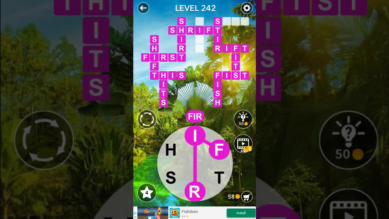 Word Crossword Search level 242